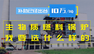 【生物质·补贴】生物质燃料锅炉10万元/吨补助已经出台，我要选什么样的锅炉？